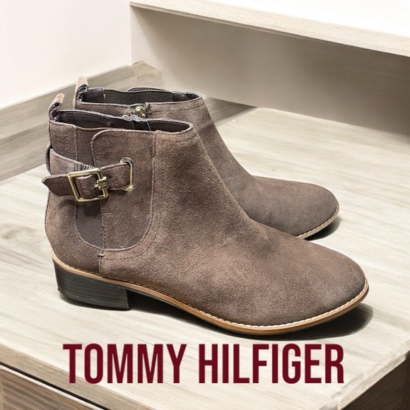 Tommy Hilfiger “terez” size 7.5 zip ankle bootie, beautiful chocolate brown NWOB - Picture 12 of 15